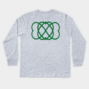 Celtic Knot Heart St Patricks Kids Long Sleeve T-Shirt